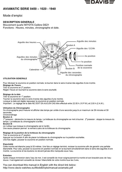 Douce orologio istruzioni deals