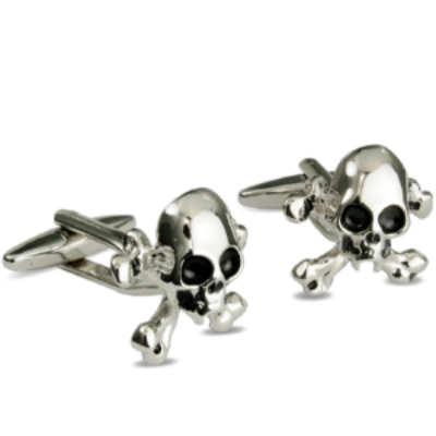 cufflinks skull