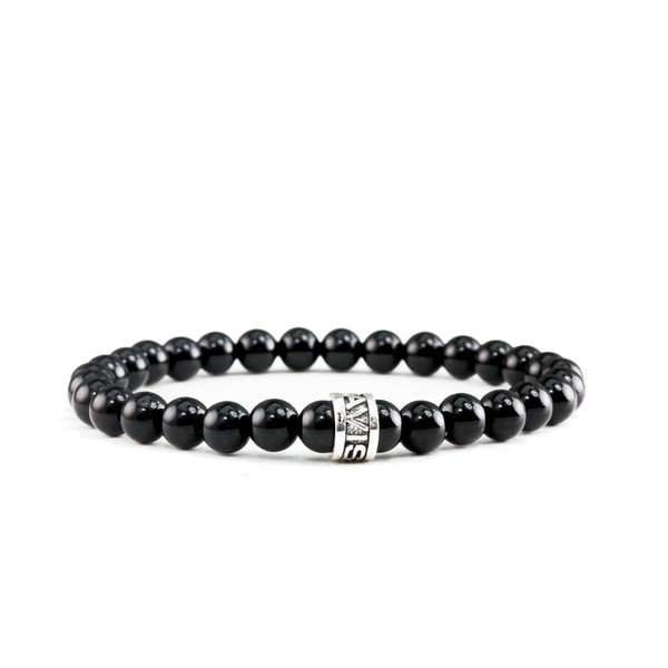 silver Bracelet Mini Onyx Poli