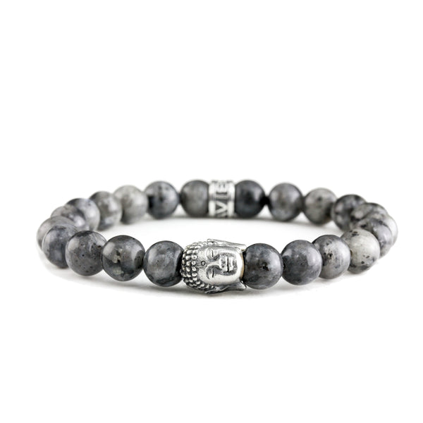 Bracelet Bouddha Larvikite