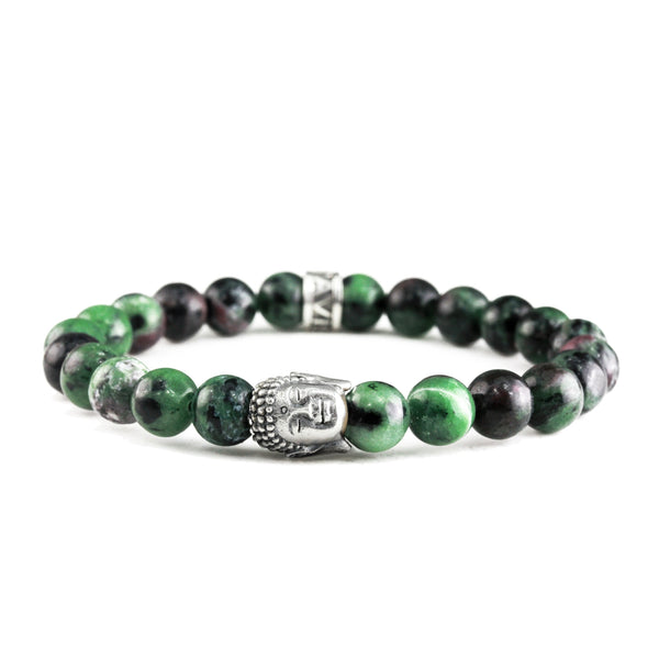 Bracelet Bouddha Rubis Zoisite