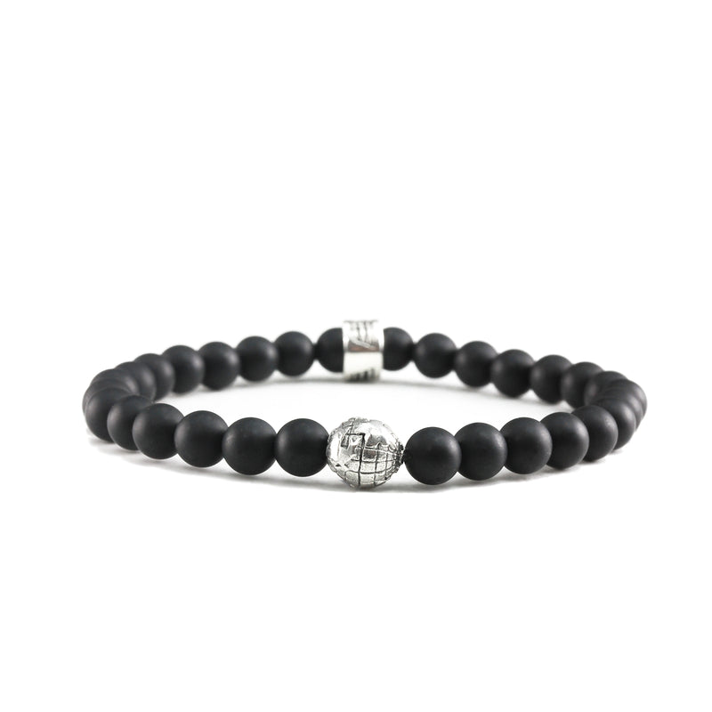 Bracelet Globe Mini Onyx Mat
