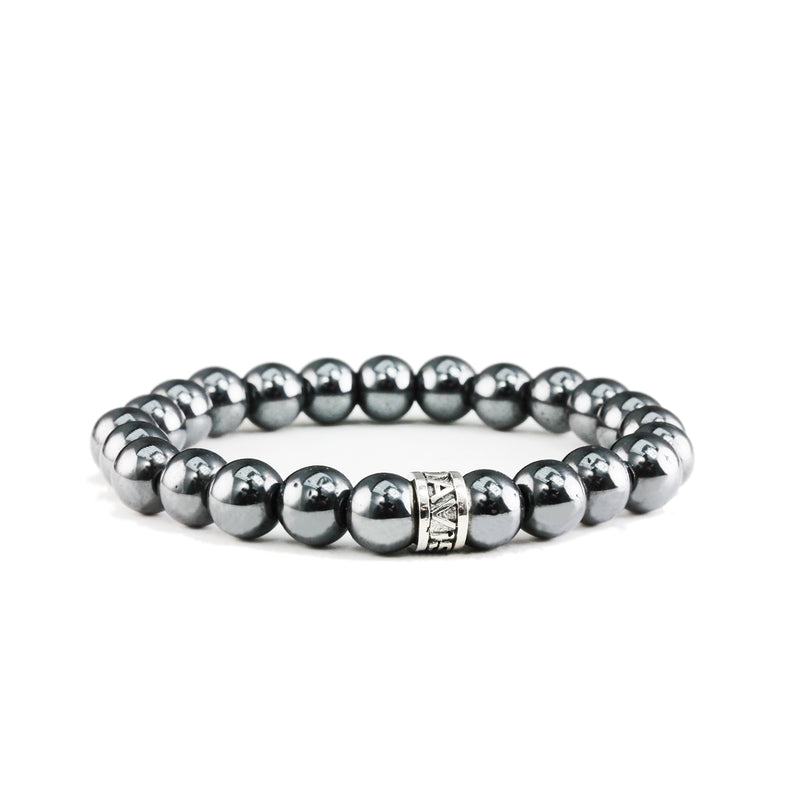 Bracelet Classic Hematite et argent