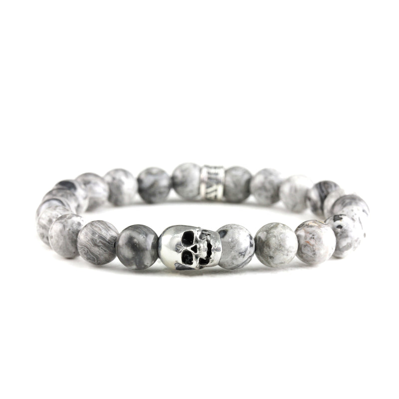 Bracelet Skull Jasper