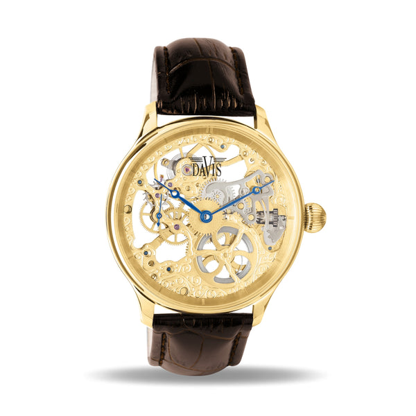 Montre Squelette - Skeleton Doré